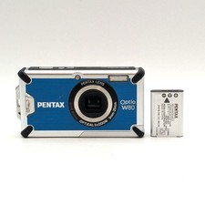 PENTAX Optio W80 Blue Compact Digital Camera Waterproof Tested from Japan
