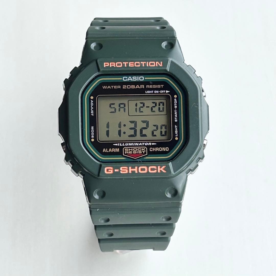 CASIO G-SHOCK DW-5600RB-3JF ​​Green Reissue Wristwatch Green