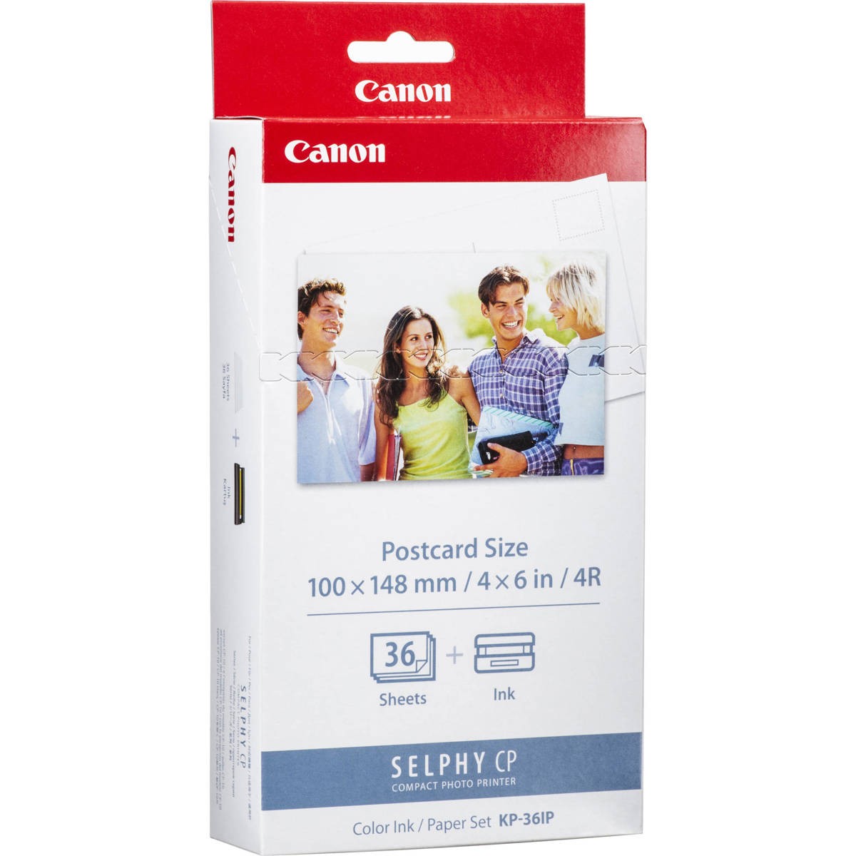 Canon KP-36IP Color InkPaper Set for CP Printers 4x6 Paper 36 Sheets 5490₽
