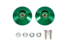 Tamiya 95609 Jr Hg Alum Ball-Race Rollers 19Mm Tapered / Ringless/Green