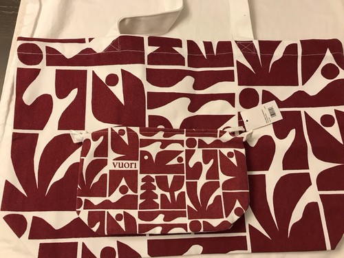 NEW Vuori 3 Piece Limited Edition Holiday 2025 Tote Bags CANVAS