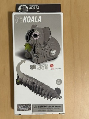 Koala 3D Cardboard Model Kit Eugy New 016