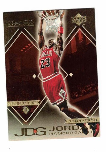 Michael Jordan #DG7 1999 Upper Deck Black Diamond Jordan Diamond Gallery card