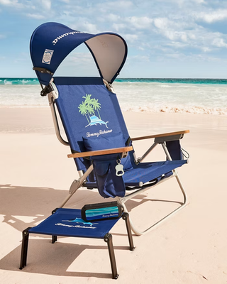 #ad SALE DEAL 🔥 Tommy Bahama Marlin Palms Ultimate Beach Chair Color Navy $63.01