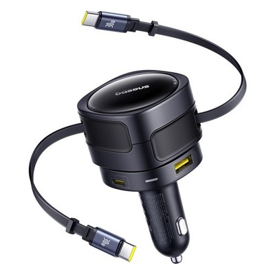Baseus Enjoyment Max 90W Kfz-Ladegerät 4-Port mit 2x USB-C Kabeln