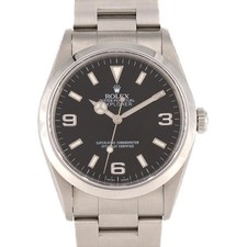 Authentic Rolex Explorer I 14270 Stainless Steel Mechanical Automatic A-Seri...