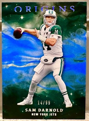 JERSEY # MATCH! 2019 Panini Origins Green Sam Darnold 14/99! SEAHAWKS (1/1)!