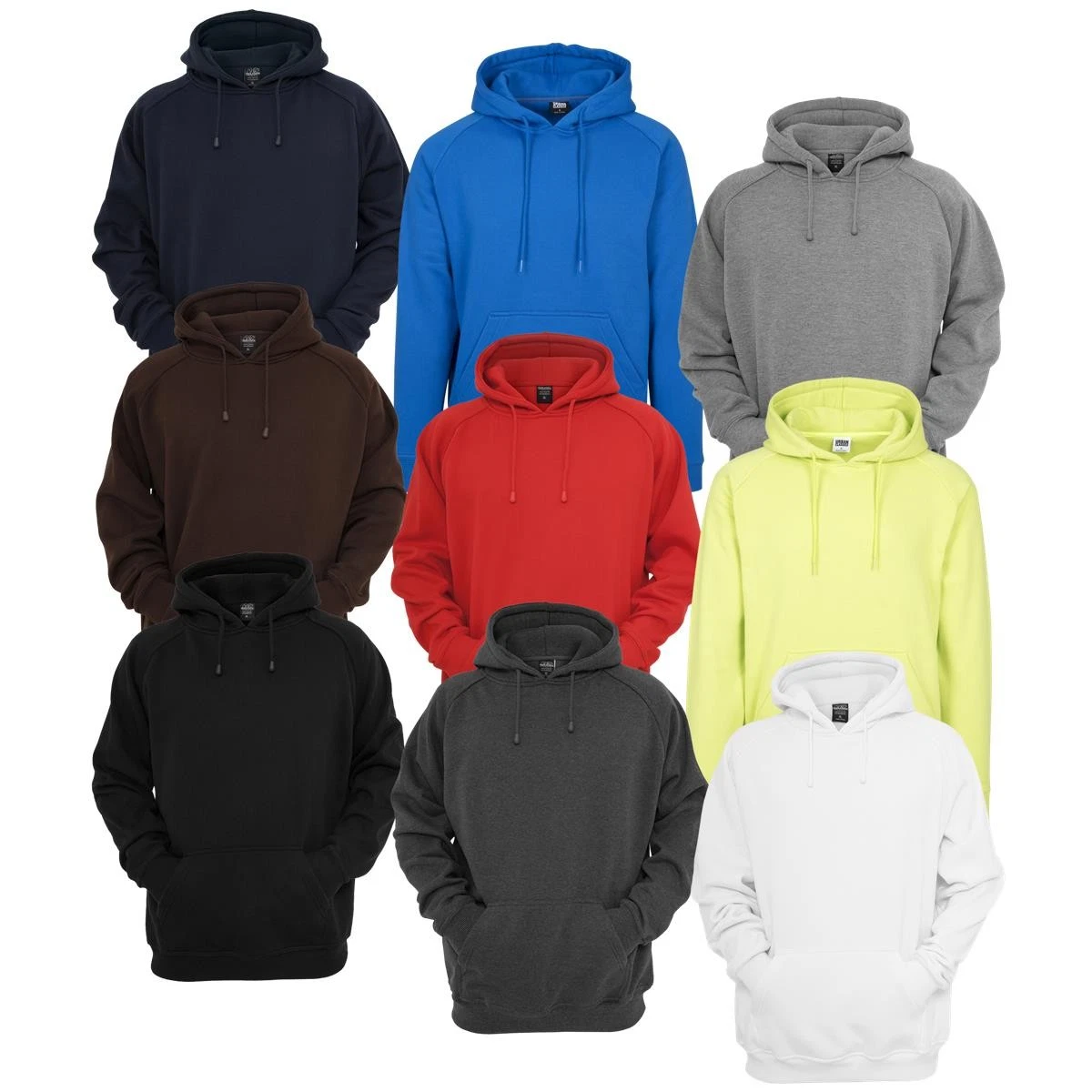 UrbanClassics hoody hoodie sweat blank basic plain men oversized