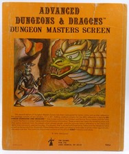 AD D Dungeon Masters Screen 9024 Fair Staff ORIGINAL