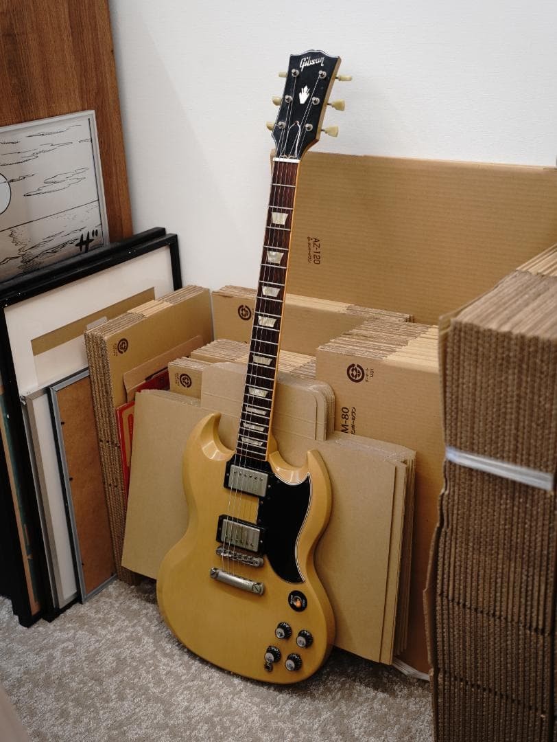 Gibson Custom SG Standard Historic VOS TV Yellow Electric Guitar COA Used