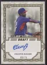 2020 Osleivis Basabe Leaf Ultimate Draft   Auto  RC 65/75    #BA-OB1 (D451)