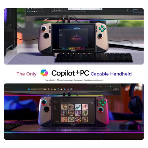MSI Claw 8 AI+ Core Ultra 7 258V/32GB/1TB SSD 8" Gaming Handheld 6392742 - Picture 9 of 10