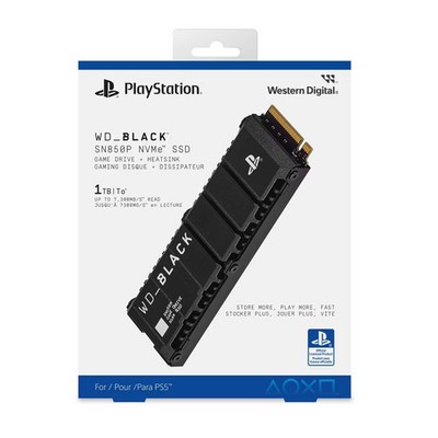 Western Digital Black 1TB SN850P HS for PS5: External SSD for PlayStation
