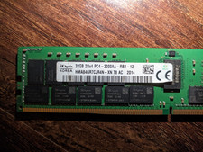 SK Hynix HMA84GR7CJR4N-XN 32GB 2Rx4 PC4-3200A-RB2-12 Server ECC Memory DDR4 1.2V