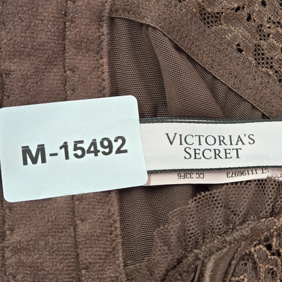 Корсет женский Victoria's Secret XL коричневый Dream Angels проволока со стразами прозрачный - Изображение 2 из 4