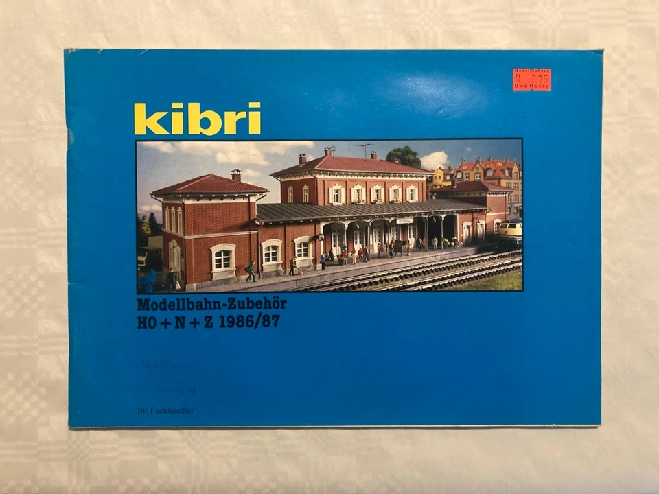 Kibri Modellbahnzubehör Katalog 1986/87 - Bild 1 von 1