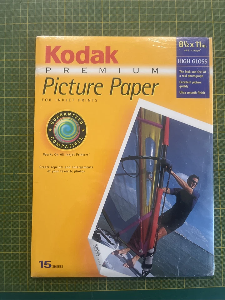 Kodak Premium Picture Paper 8.5 x 11" High Gloss 60 Sheets NIB - Image 2 of 3
