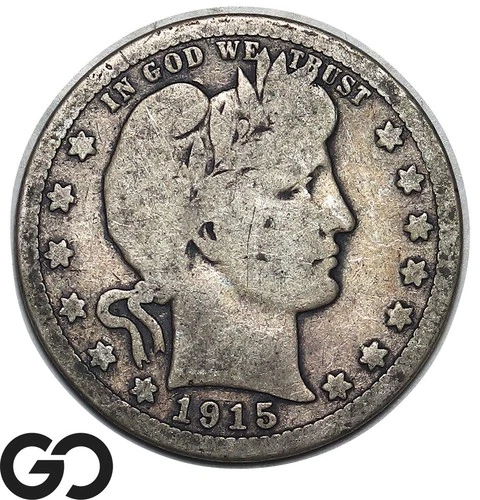 1915-S Barber Quarter