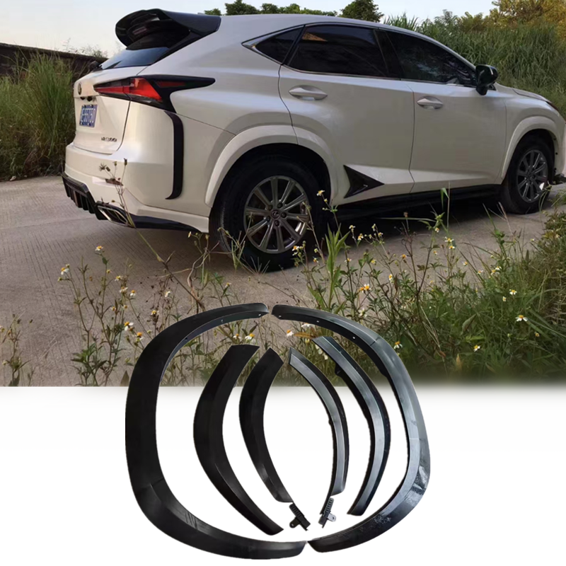 For Lexus NX200t NX300 NX300h primer Fender Flare Kit Wheel Arch