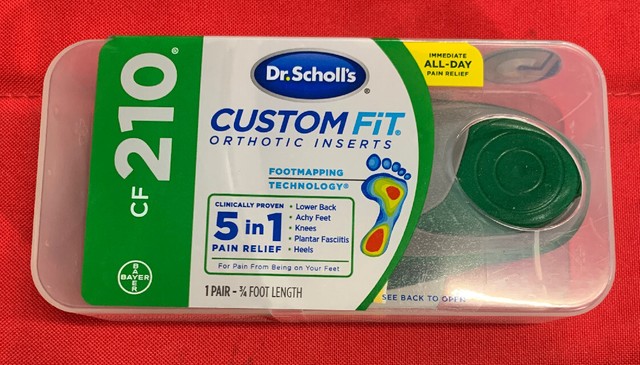 dr scholl's custom fit for flat feet