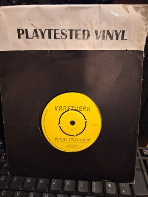 KRAFTWERK POCKET CALCULATOR / DENTAKU EX EMI VINYL 45 7'' SINGLE RECORD