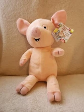 Kohl's Cares PIG 14" Plush - Springy Tail "If You Give a Pig a Party"