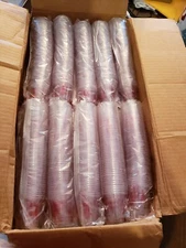 Maker's Mark 2oz Plastic Shot Cups Case Of 2500 Cups- NEW AND SEALED 