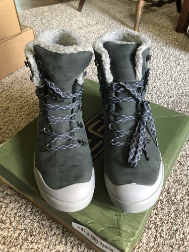 KEEN Elena Hiker Boot Pewter Drizzle 