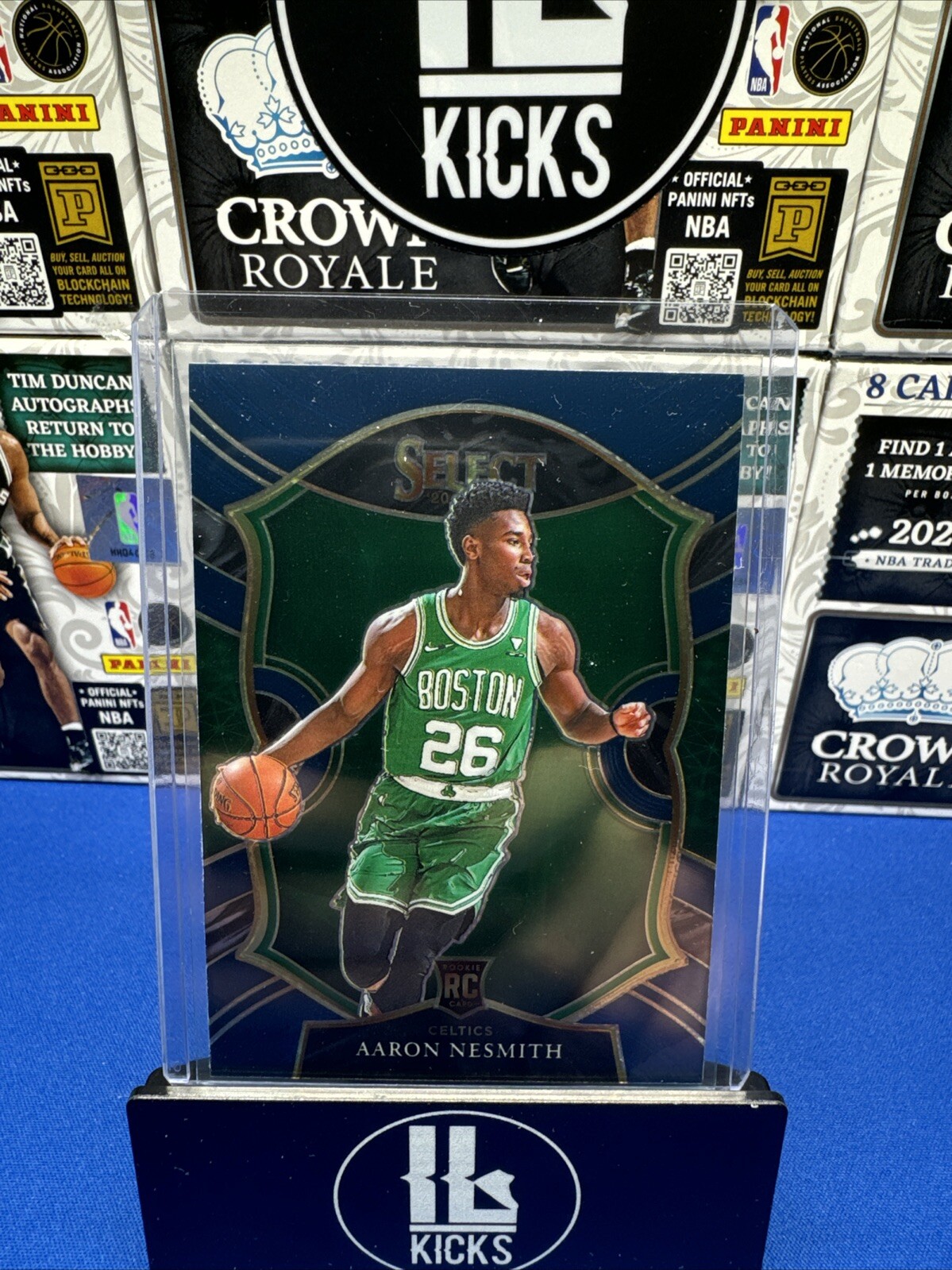 2020-21 Panini Select - Concourse Blue #74 Aaron Nesmith (RC)