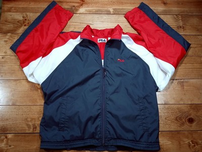 90's Vintage Fila Red White And Blue 