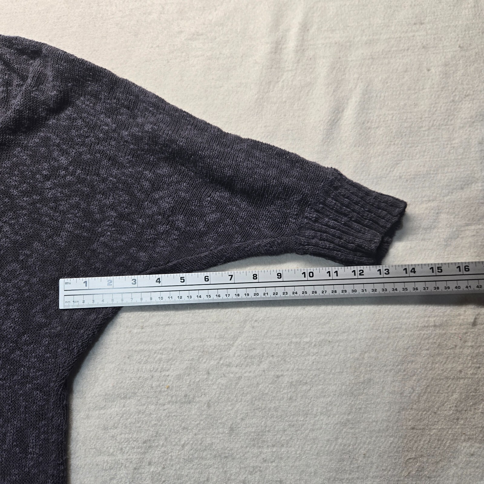 Fresh Produce Studio Solid Gray Top lightweight S… - image 4