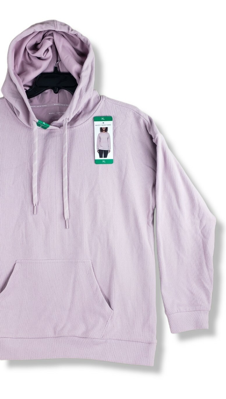 Ribbed Soft Cozy Sweater Hoodie Mauve 
