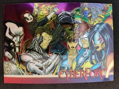 WIZARD MAGAZINE SERIES 3 1993 CHROMIUM PROMO CARD 4 CYBERFORCE MC