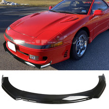Glossy Black Front Bumper Chin Lips Splitter Spoiler Body Kit For Mitsubishi Glossy Black Front Bumper Chin Lips Splitter Spoiler Body Kit For Mitsubishi