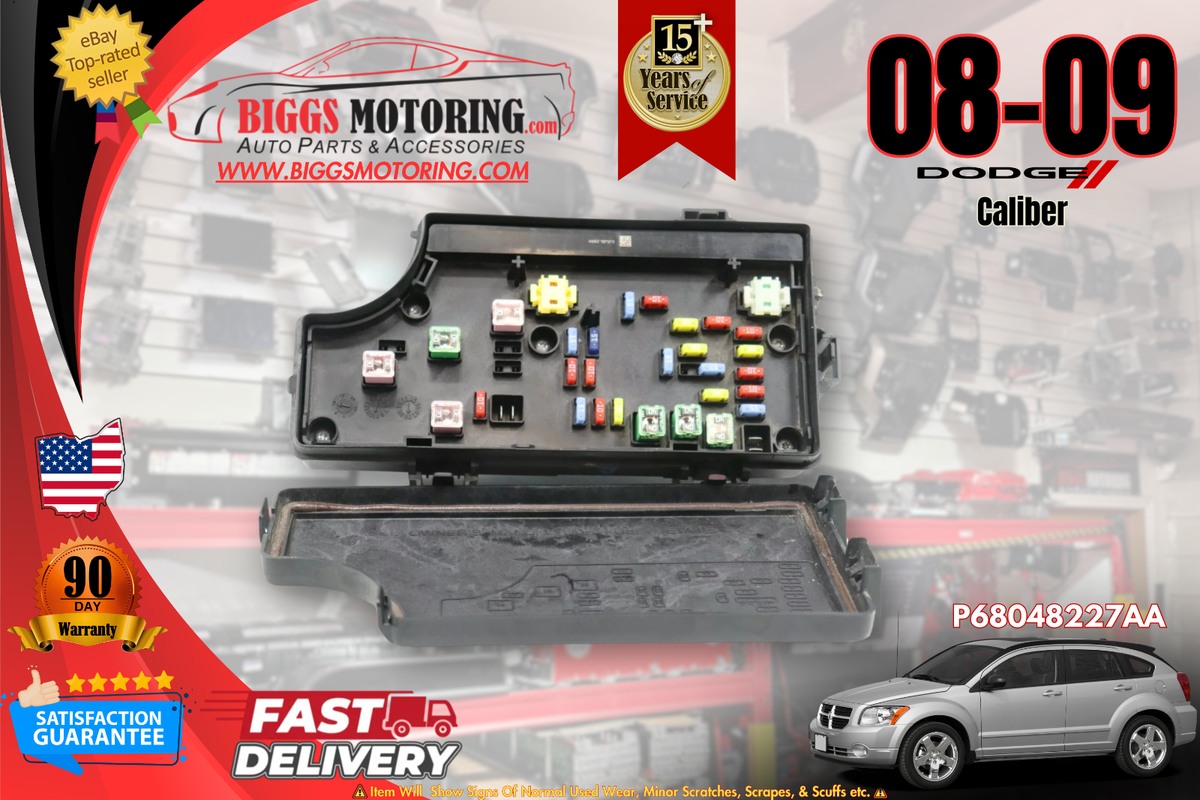 2008-2009 Dodge Caliber Totally Integrated Power Fuse Box Module P68048227AA