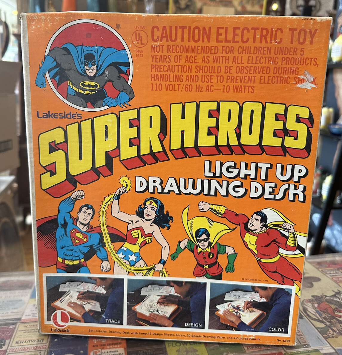 Lakeside Superheroes Drawing Desk- 5 Awesome Things on eBay this week