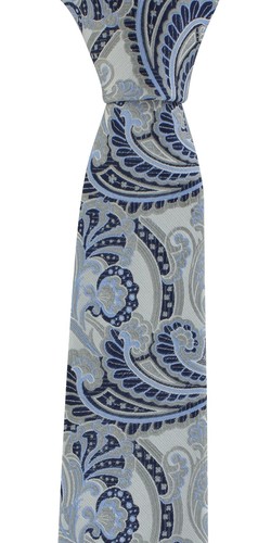 Michelsons of London Ornamental Paisley Tie & Pocket Square Set - Picture 14 of 28