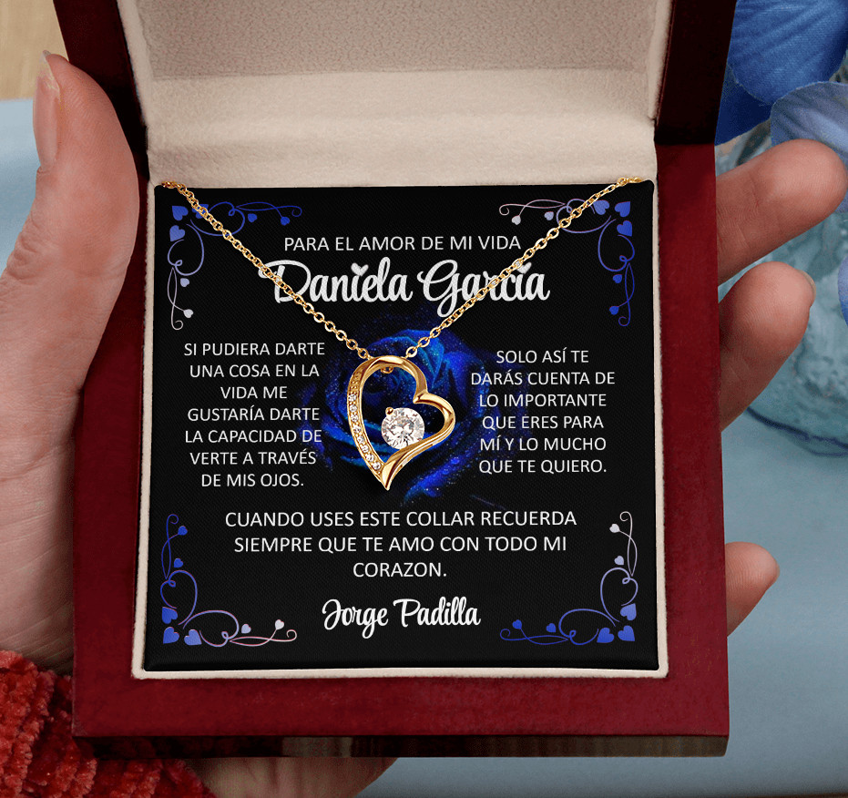 Collar Regalo Para Mujer Amor De Mi Vida Esposa Novia San Valentín Aniversario