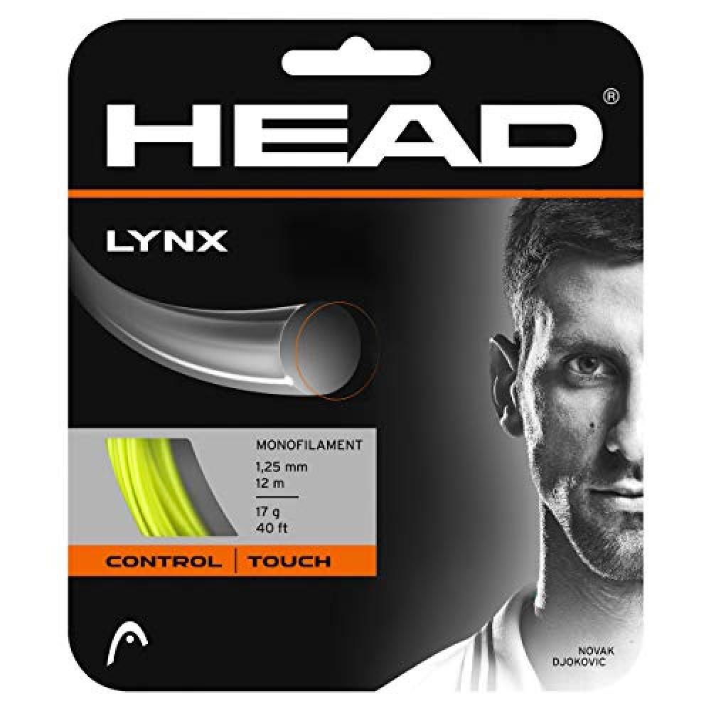 (TG. 1.3 mm) Head Set Lynx, Racchetta da Tennis Unisex-Adulto, Giallo, 16 - NUOV