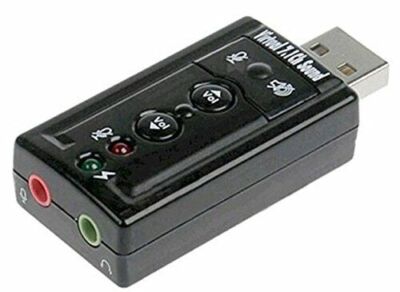 NEW Dynamode USB Sound Card VIRTUAL 7.1 (USB SOUND7)