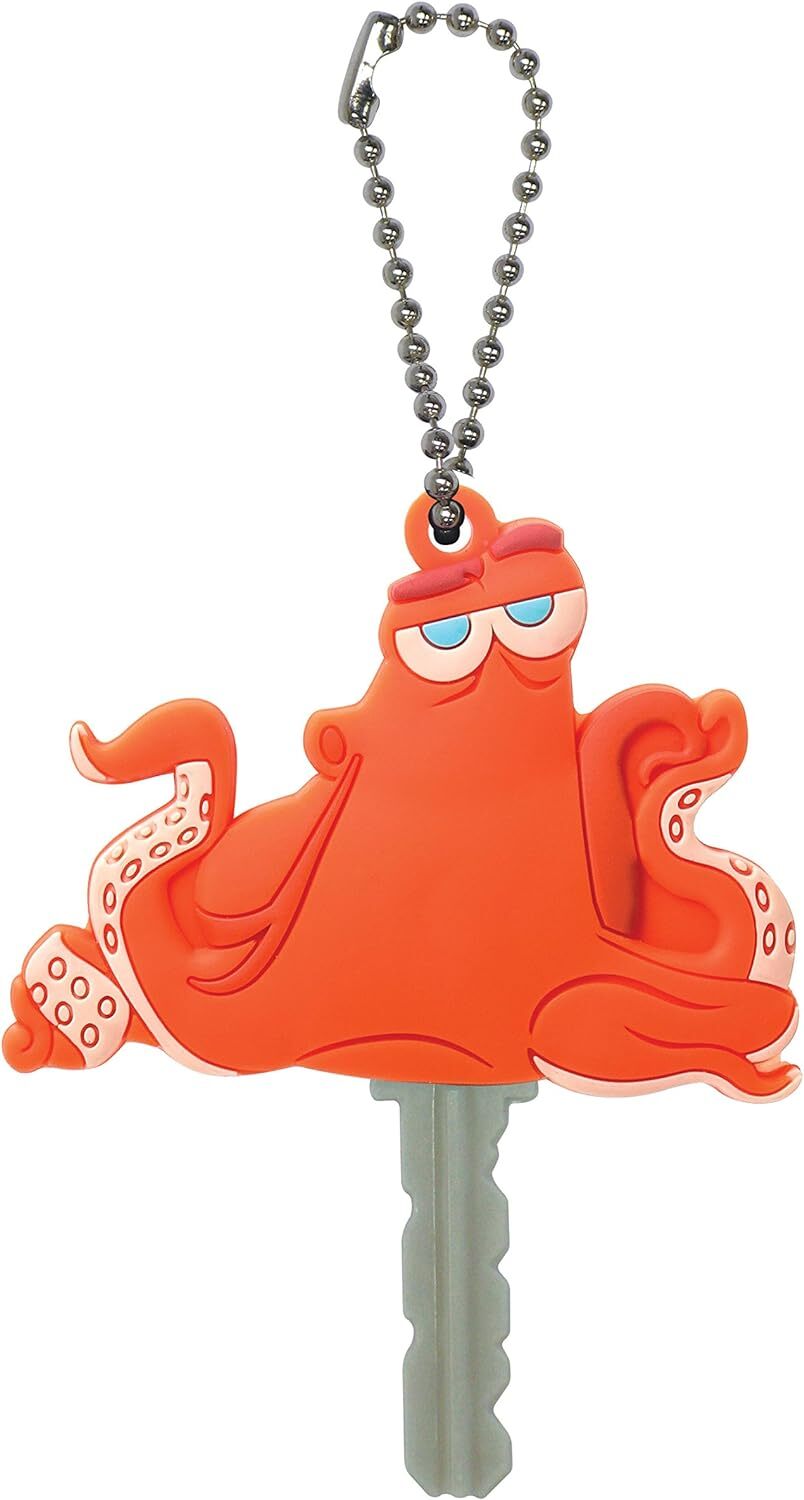 Disney Finding Dory Hank Soft Touch PVC Key Holder Orange, 3" 3