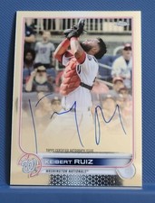 2022 Topps Chrome - Chrome Veteran Autographs #CVA-KR Keibert Ruiz (AU) Gem-Mint