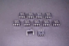 Lot of 11 x 93LC46B-I/P Microchip EEPROM Memory 1Kb 64 x 16 2MHz 6ms 8-PDIP