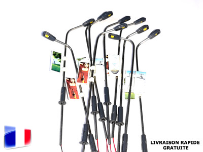 MODELING LOT 5/10 City Pub Floor Lamps HO 110mm LED 12V + R 510Ω JOUF ROCO
