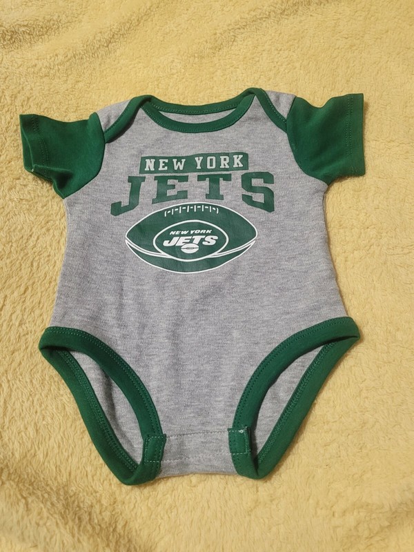 NEW New York Jets Football~NFL~One Piece Bodysuit~Unisex~0-3 Months