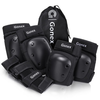 Knee Pads Elbow Pads with Wrist Guards, Kids Youth Adult Skateboard Skate