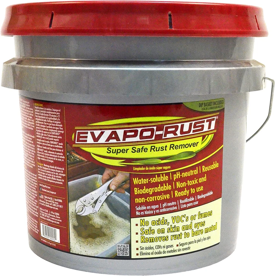 Evapo Rust Super Safe Rust Remover Dip Basket Metal Iron 3.5 Gallons Expedited - Image 2 of 4