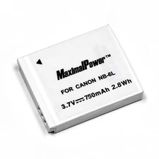 Camera Battery For Canon NB-6L PowerShot D10 D20 ELPH 500 SD1200 SD1300 SX260