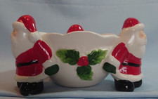 Bol pères noël en céramique