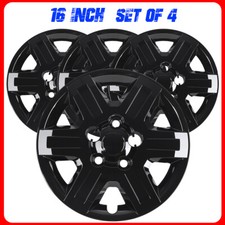16 Set Of 4 Bolt-on Hubcap For 2008-2016 Dodge Grand Caravan Wheel Covers Steel
